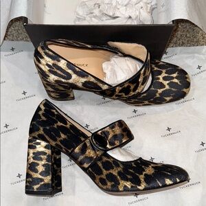 Velvet Leopard Ellie Heels